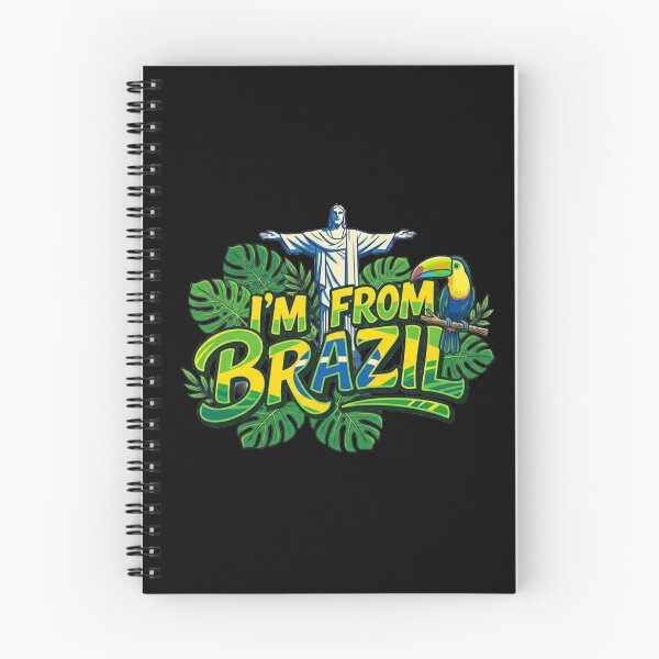 Item preview, I'm From Brazil - Christ the Redeemer and Tropical Toucan designed and sold by conamor-bymel.