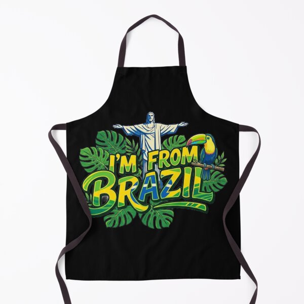 Item preview, I'm From Brazil - Christ the Redeemer and Tropical Toucan designed and sold by conamor-bymel.