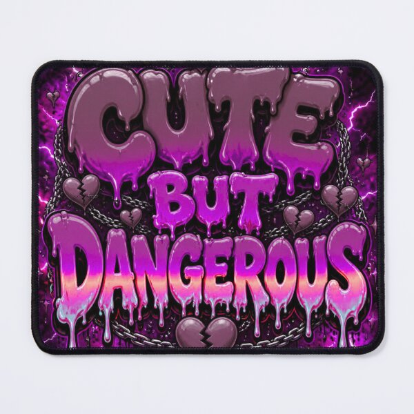 Item preview, Cute But Dangerous - Pastel Goth Broken Heart Chain Lightning Design designed and sold by PrintLush777.