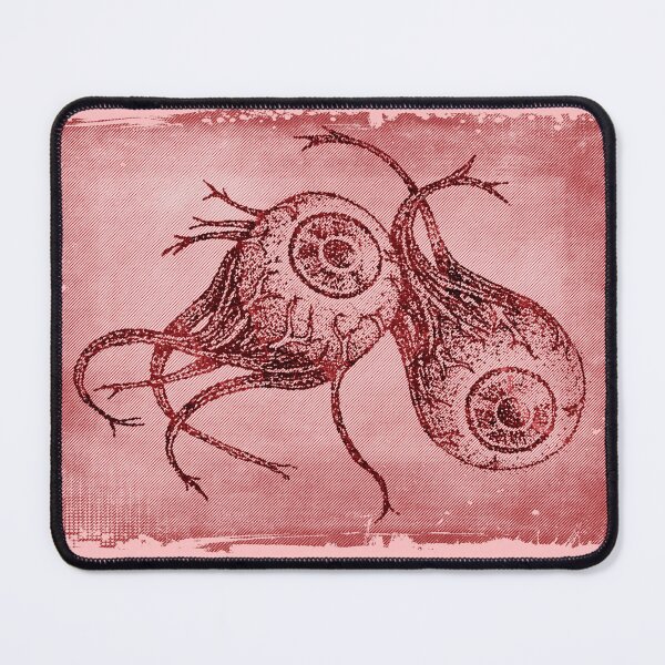 Item preview, Creepy Disembodied Eyeballs Optic Nerve Horror Sketch Red designed and sold by Ghoul Enterprises.
