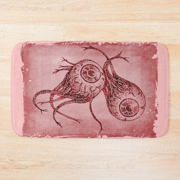 Item preview, Creepy Disembodied Eyeballs Optic Nerve Horror Sketch Red designed and sold by Ghoul Enterprises.