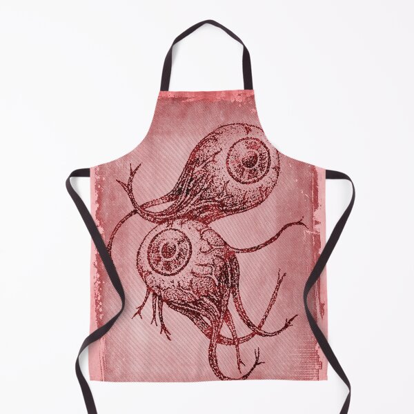 Item preview, Creepy Disembodied Eyeballs Optic Nerve Horror Sketch Red designed and sold by Ghoul Enterprises.