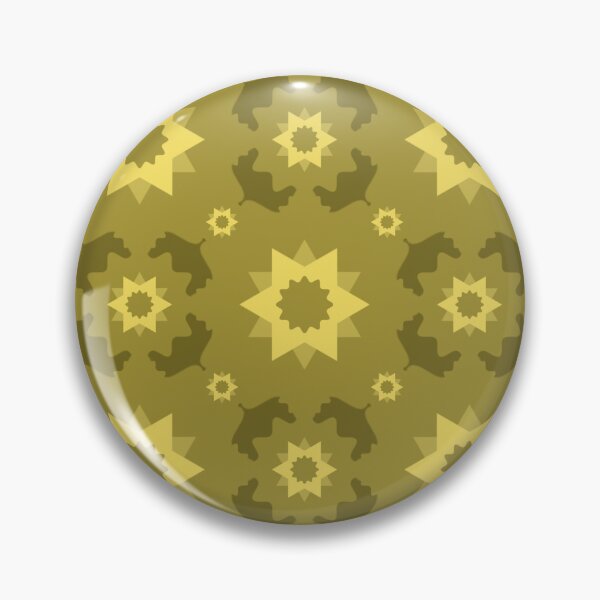 Item preview, Vintage geometric flower pattern designed and sold by DragonFox.