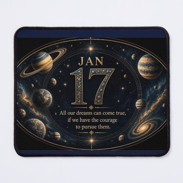 Item preview, January 17  Birthday Inspirational Design designed and sold by LunaMoments.