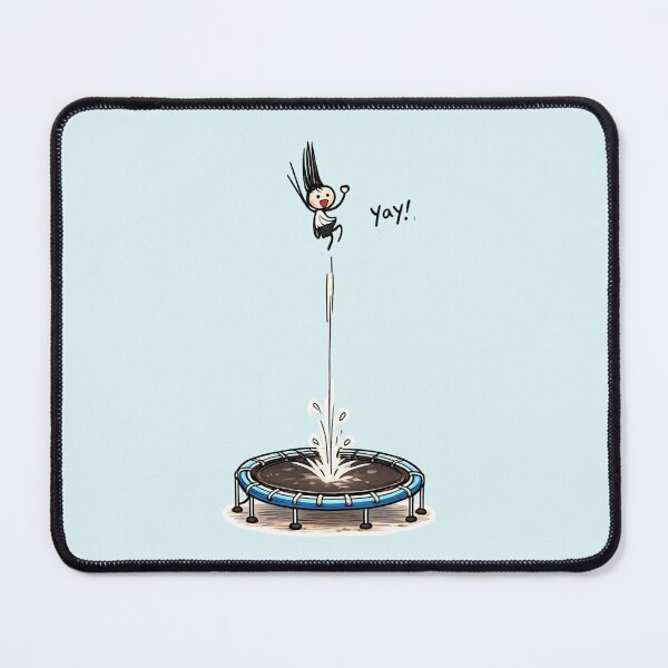 Item preview, Cute Trampoline Jumping Yay designed and sold by waikibi ⭐⭐⭐⭐⭐.