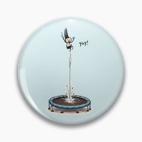Item preview, Cute Trampoline Jumping Yay designed and sold by waikibi ⭐⭐⭐⭐⭐.