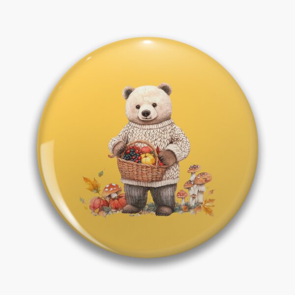 Item preview, Oso con cesta de la cosecha designed and sold by briaddy.