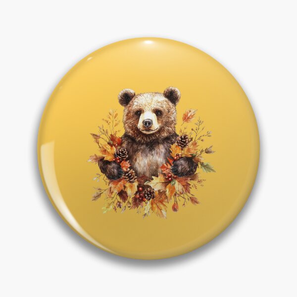 Item preview, Bear with Autumn Leaves designed and sold by briaddy.