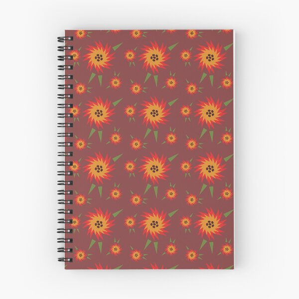 Item preview, Vintage geometric flower pattern sunflower  designed and sold by DragonFox.