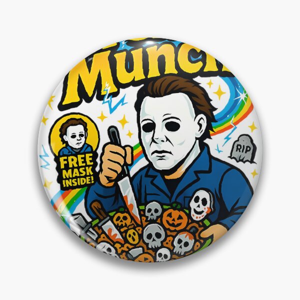 Item preview, Myers Munch Halloween Horror Cereal – Spooky Vintage Tee & Art Print | ⭐⭐⭐⭐⭐ designed and sold by skpjr001.