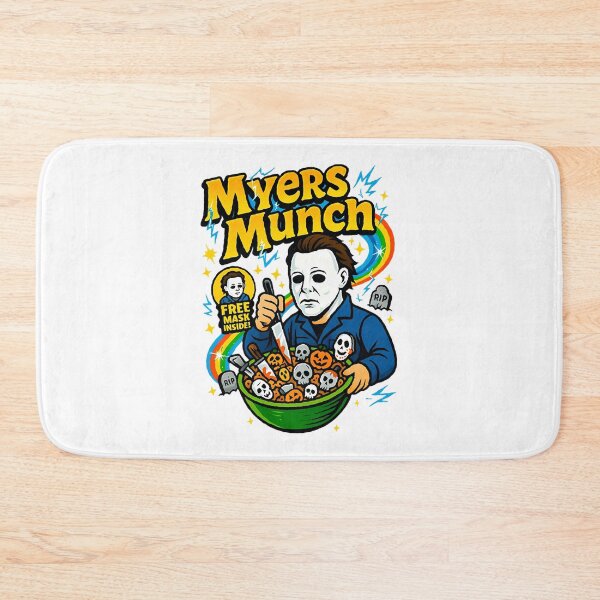 Item preview, Myers Munch Halloween Horror Cereal – Spooky Vintage Tee & Art Print | ⭐⭐⭐⭐⭐ designed and sold by skpjr001.