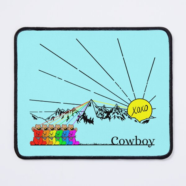 Item preview, Cute Rainbow Gay Cowboy Teddy Bears Pride Western Design designed and sold by Urban Muse And Sultry Hues.