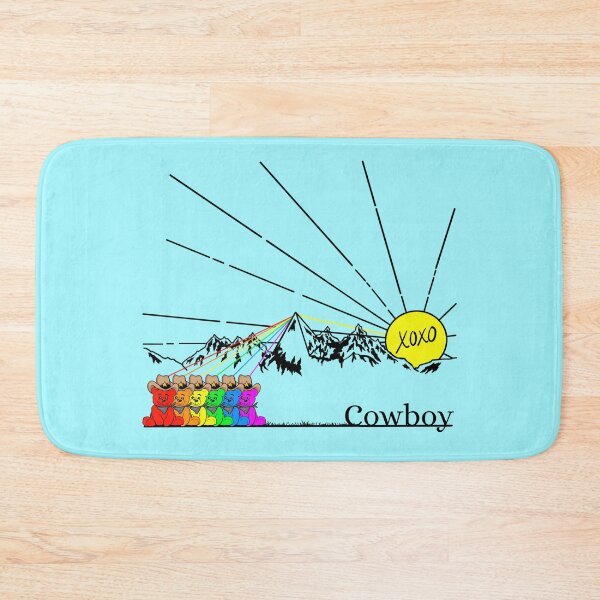 Item preview, Cute Rainbow Gay Cowboy Teddy Bears Pride Western Design designed and sold by Urban Muse And Sultry Hues.