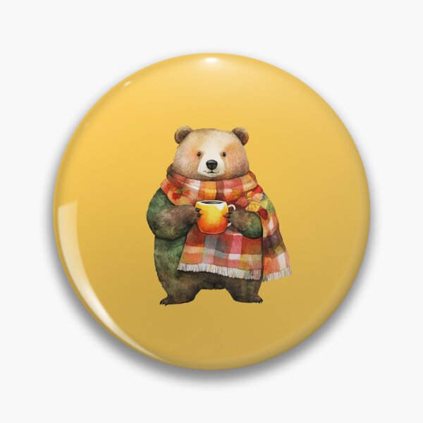 Item preview, Cozy Bear with a Warm Scarf designed and sold by briaddy.