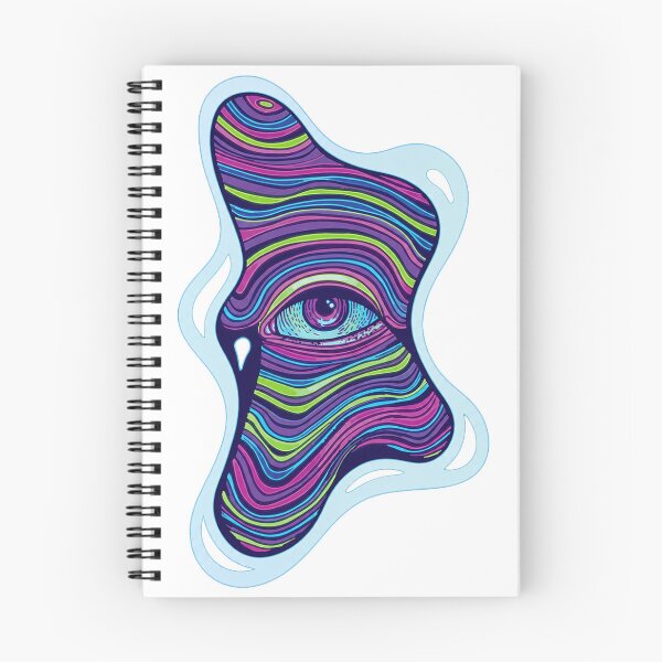 Item preview, Psychedelic Eye Neon Liquid Ripple Waves designed and sold by raccoonhunter69.