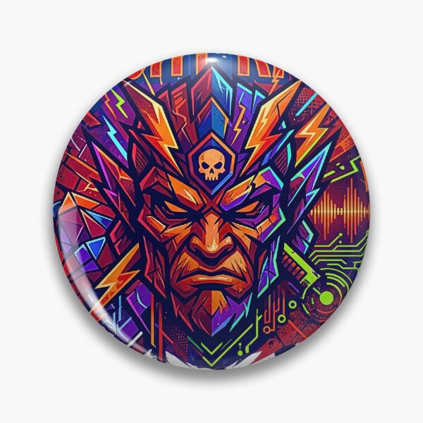 Item preview, Night Rave - Chaos & Energy Cyberpunk Mask designed and sold by rich-moda.