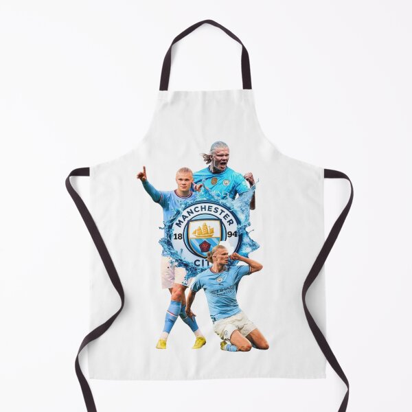 Item preview, Erling Haaland Manchester City Splash Football Art Poster designed and sold by annaarthk.