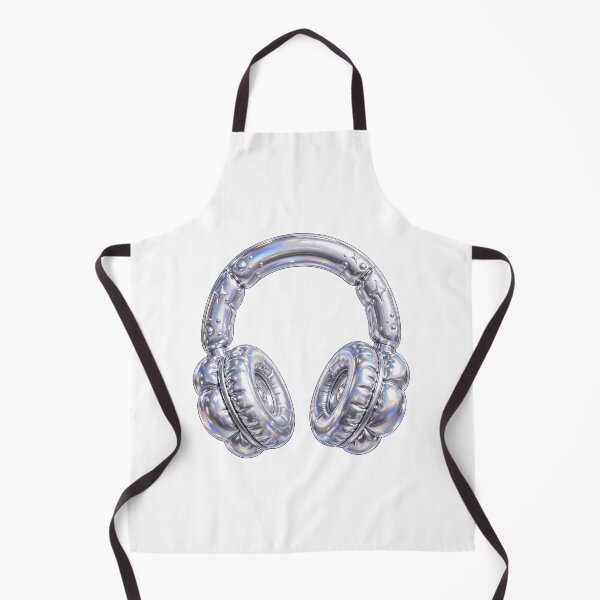 Item preview, Puffy Chrome Balloon Music Headphones designed and sold by Teeny Quities.
