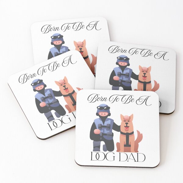 Item preview, Born To Be A Dog Dad – Funny Dog Gift designed and sold by memink.