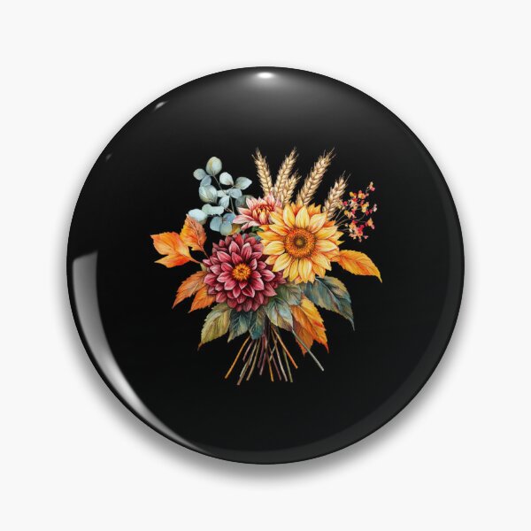Item preview, Ramo de vibrantes flores otoñales designed and sold by briaddy.