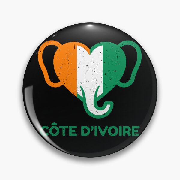 Item preview, Côte d'Ivoire Elephant Ivorian Pride Ivory Coast Art designed and sold by crouchingpixel.