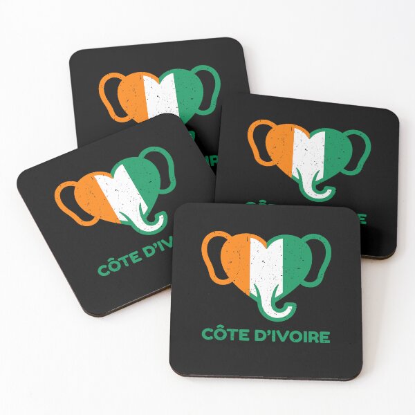Item preview, Côte d'Ivoire Elephant Ivorian Pride Ivory Coast Art designed and sold by crouchingpixel.