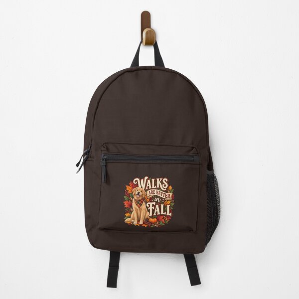 Item preview, Walks Are Better in Fall – Autumn Dog Lover Design designed and sold by astersgraphics.