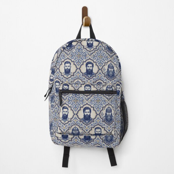 Item preview, Gay Bear Viking Pattern – Bearded Men & Norse Warrior Vintage Art designed and sold by ZhivanCrimson.
