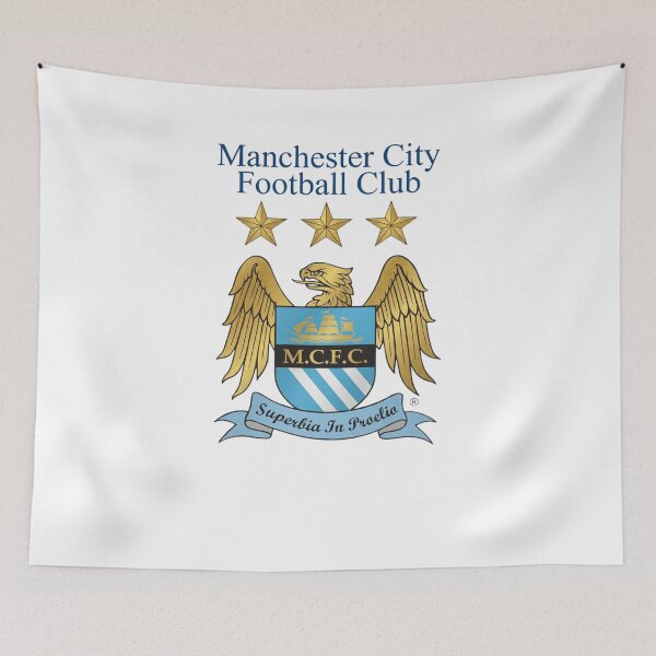 Item preview, Manchester City Vintage Golden Eagle Crest Football Poster designed and sold by annaarthk.