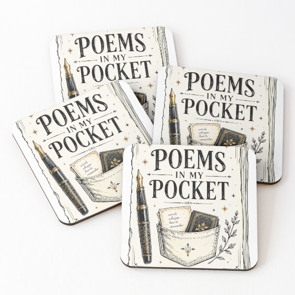 Item preview, Poems in My Pocket Poetcore Writer Book Lover Shirt designed and sold by The Vault Shop.