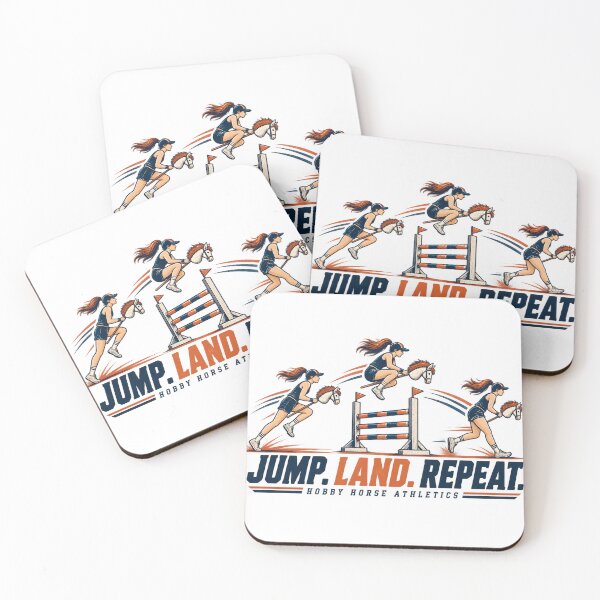 Item preview, hobby horse jump land repeat designed and sold by SummaGrove.