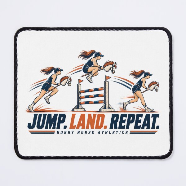 Item preview, hobby horse jump land repeat designed and sold by SummaGrove.