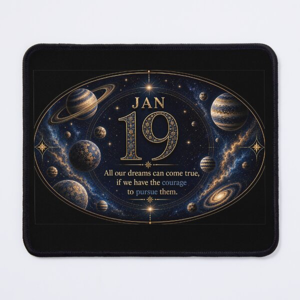 Item preview, January 19 Birthday Inspirational Design designed and sold by LunaMoments.