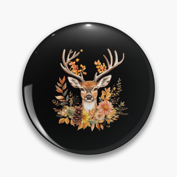 Item preview, Deer with Autumn Flora designed and sold by briaddy.