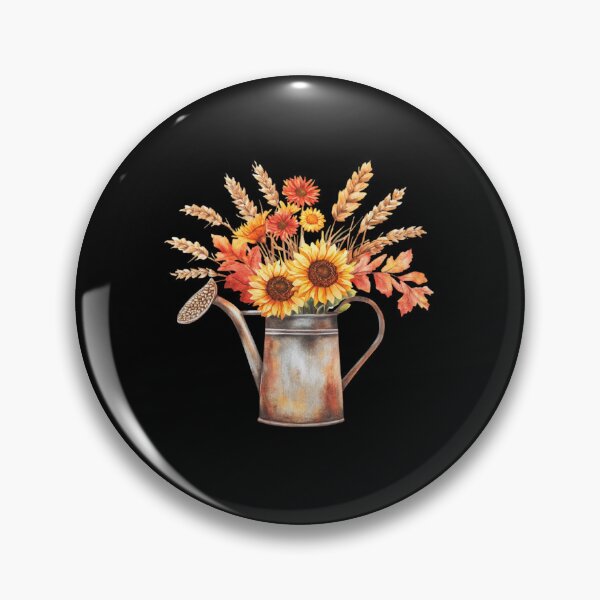 Item preview, Sunflowers in Watering Can designed and sold by briaddy.