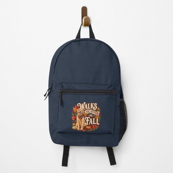 Item preview, Walks Are Better in Fall – Autumn Dog Lover Design designed and sold by astersgraphics.