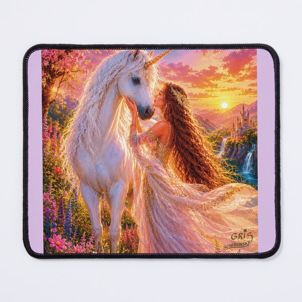 Item preview, Enchanted Unicorn Guardian designed and sold by GRISSCHERVINSKY.