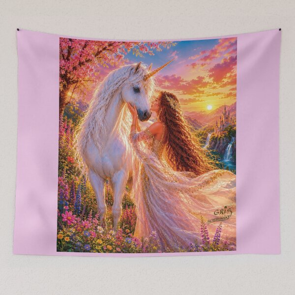 Item preview, Enchanted Unicorn Guardian designed and sold by GRISSCHERVINSKY.