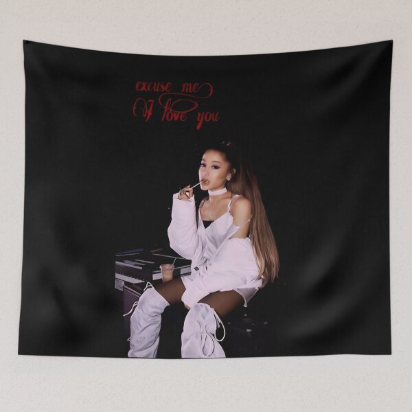 Item preview, Ariana Grande excuse me I love you lyrics collage designed and sold by novamorgenstern.