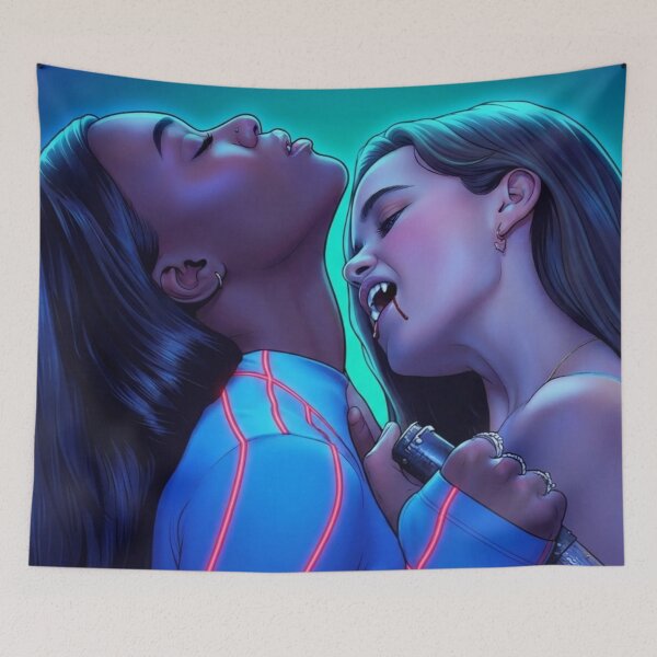 Item preview, First Passion Vampire Hunter Thai GL Lgbtq+ Comic Book Art Home Wall Decor Print Poster Pride TV Series Movie  designed and sold by Mind Space.