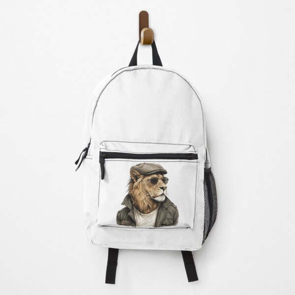 Item preview, Cool Lion Wearing Vintage Cap and Sunglasses designed and sold by Snurly.