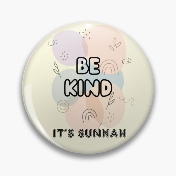 Item preview, BE KIND, IT'S SUNNAH - Islamic Graphic Abstract Pastel Minimalist Aesthetic Muslim Gift Design designed and sold by D-Islamic.