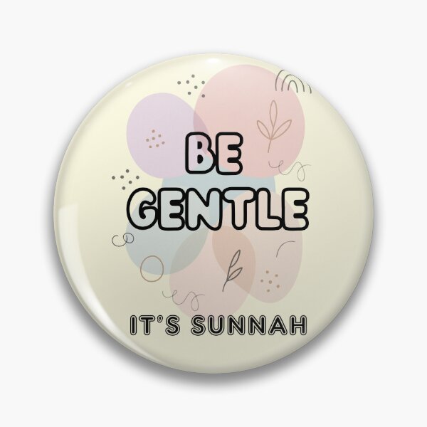 Item preview, BE GENTLE, IT’S SUNNAH - Islamic Graphic Abstract Pastel Minimalist Aesthetic Muslim Gift Design designed and sold by D-Islamic.