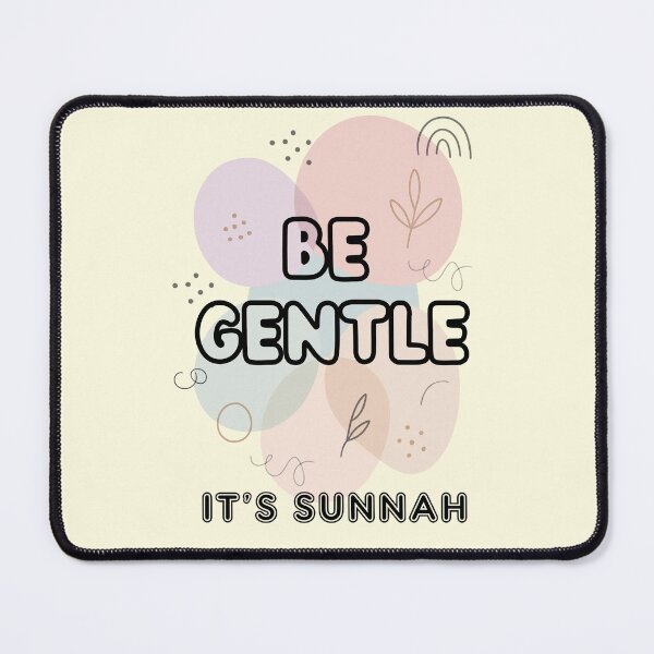 Item preview, BE GENTLE, IT’S SUNNAH - Islamic Graphic Abstract Pastel Minimalist Aesthetic Muslim Gift Design designed and sold by D-Islamic.