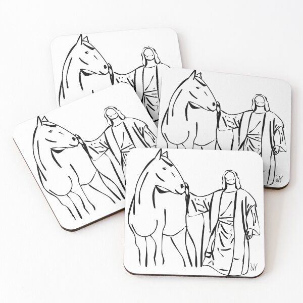 Item preview, Jesus and His horse designed and sold by J-E-M-DESIGNS.