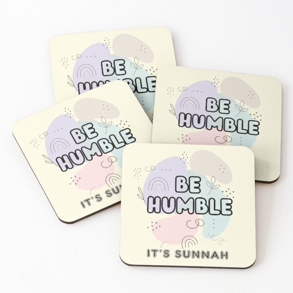 Item preview, BE HUMBLE, IT’S SUNNAH - Islamic Graphic Abstract Pastel Minimalist Aesthetic Muslim Gift Design designed and sold by D-Islamic.