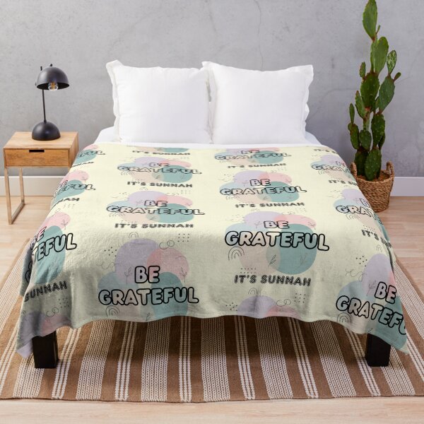 Item preview, BE GRATEFUL, IT’S SUNNAH - Islamic Graphic Abstract Pastel Minimalist Aesthetic Muslim Gift Design designed and sold by D-Islamic.