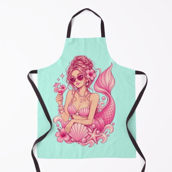 Item preview, Pink Mermaid Girl Underwater Fantasy Art designed and sold by Snuggz_08.