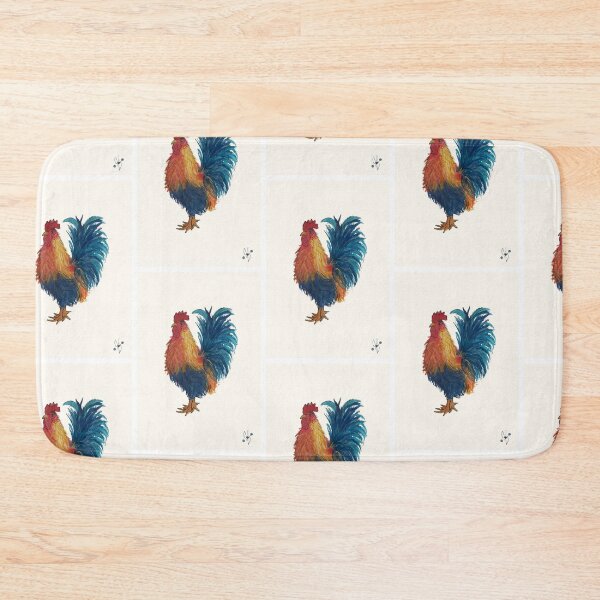 Item preview, Cockerel Portrait Colourful Print designed and sold by coastalcove26.
