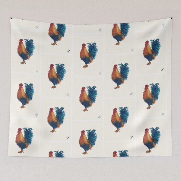 Item preview, Cockerel Portrait Colourful Print designed and sold by coastalcove26.